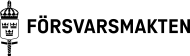 Logo for Gold sponsor Försvarsmakten